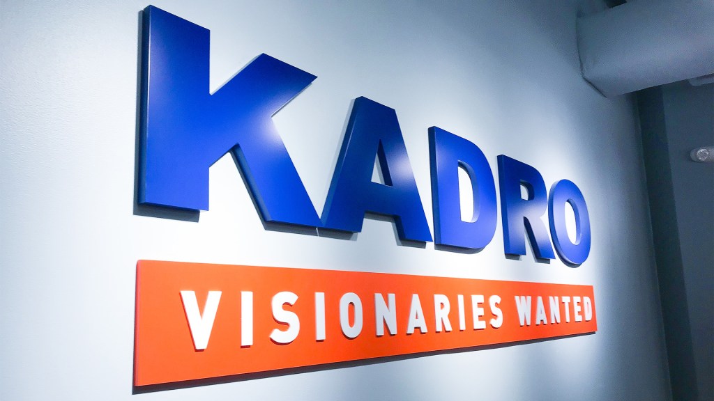 Kadro's Office Sign