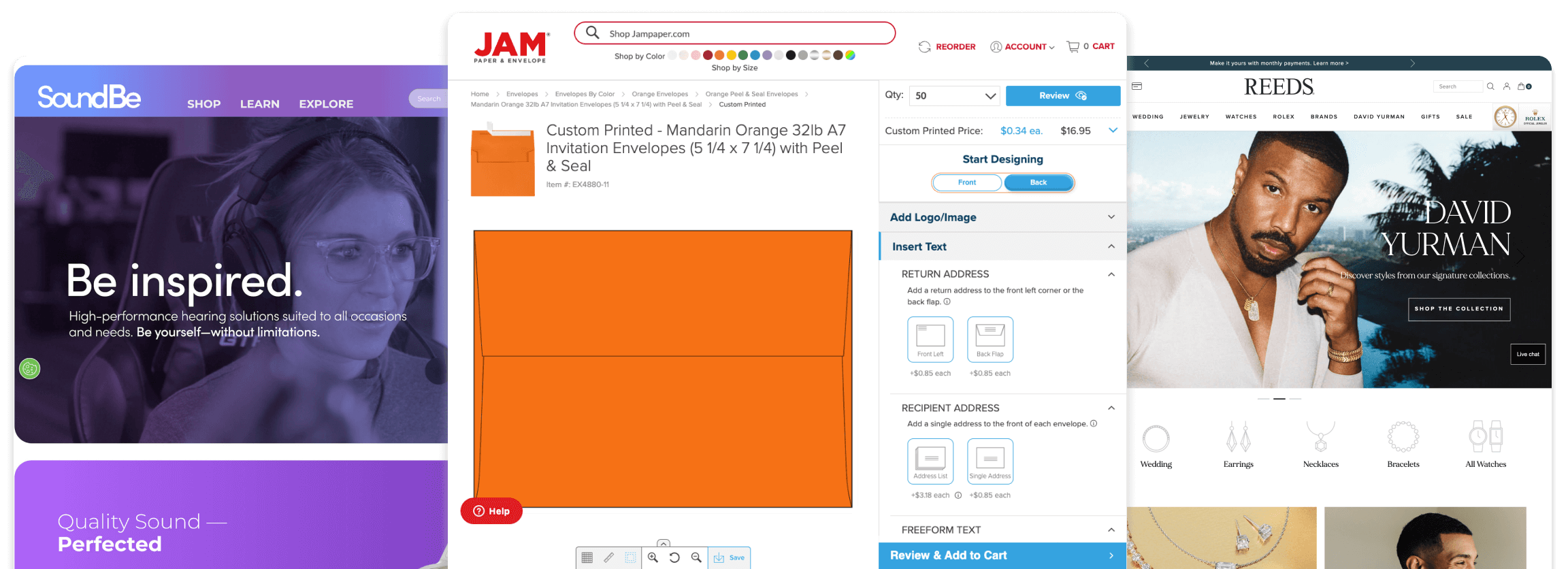 Adobe Commerce sites Kadro has delivered